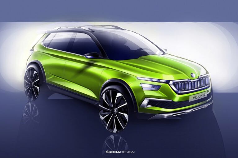 Falta poco para la presentación del SUV Skoda Vision X en Ginebra   