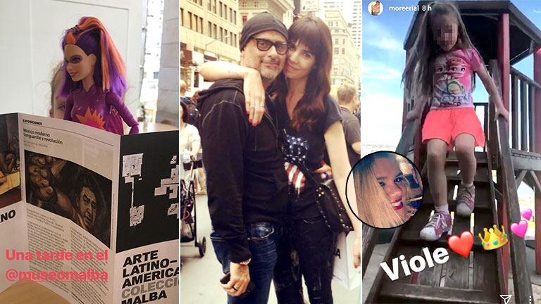  ¡Familia ensamblada! El finde de Jorge y Morena Rial con las hijas de Romina Pereiro