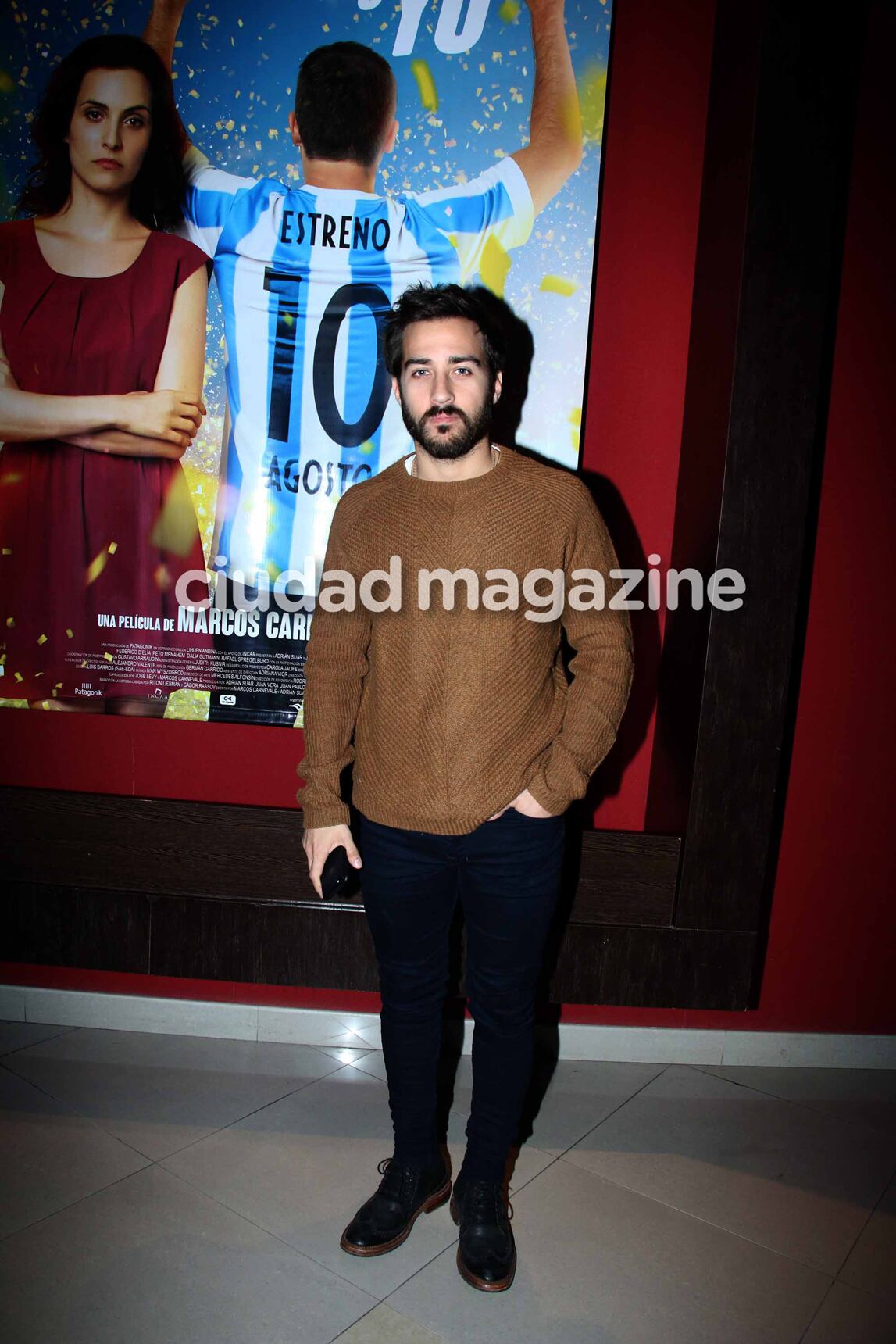 Famosos e invitados especiales en la avant premiere de El fútbol o yo. Foto: Movilpress.