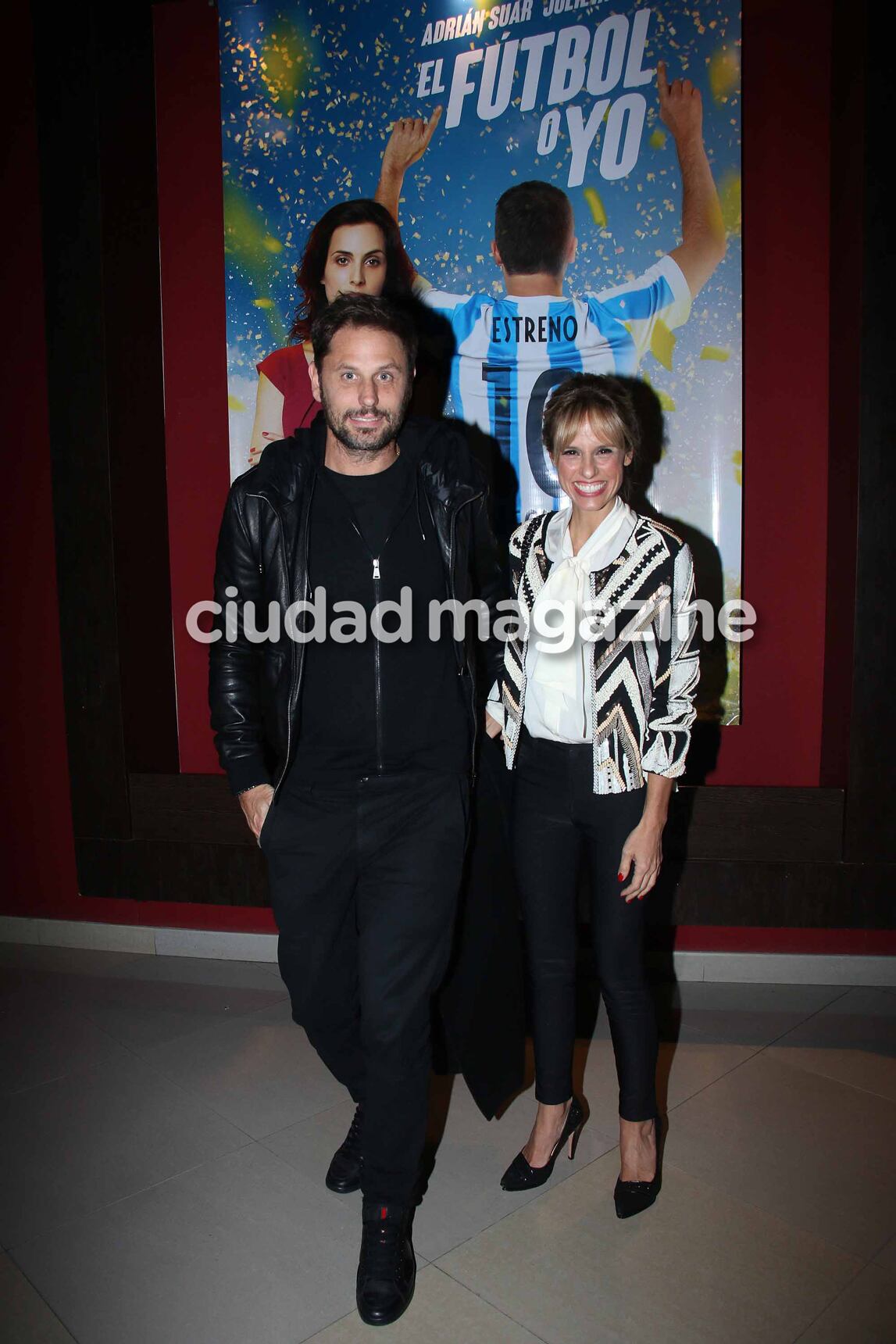 Famosos e invitados especiales en la avant premiere de El fútbol o yo. Foto: Movilpress.