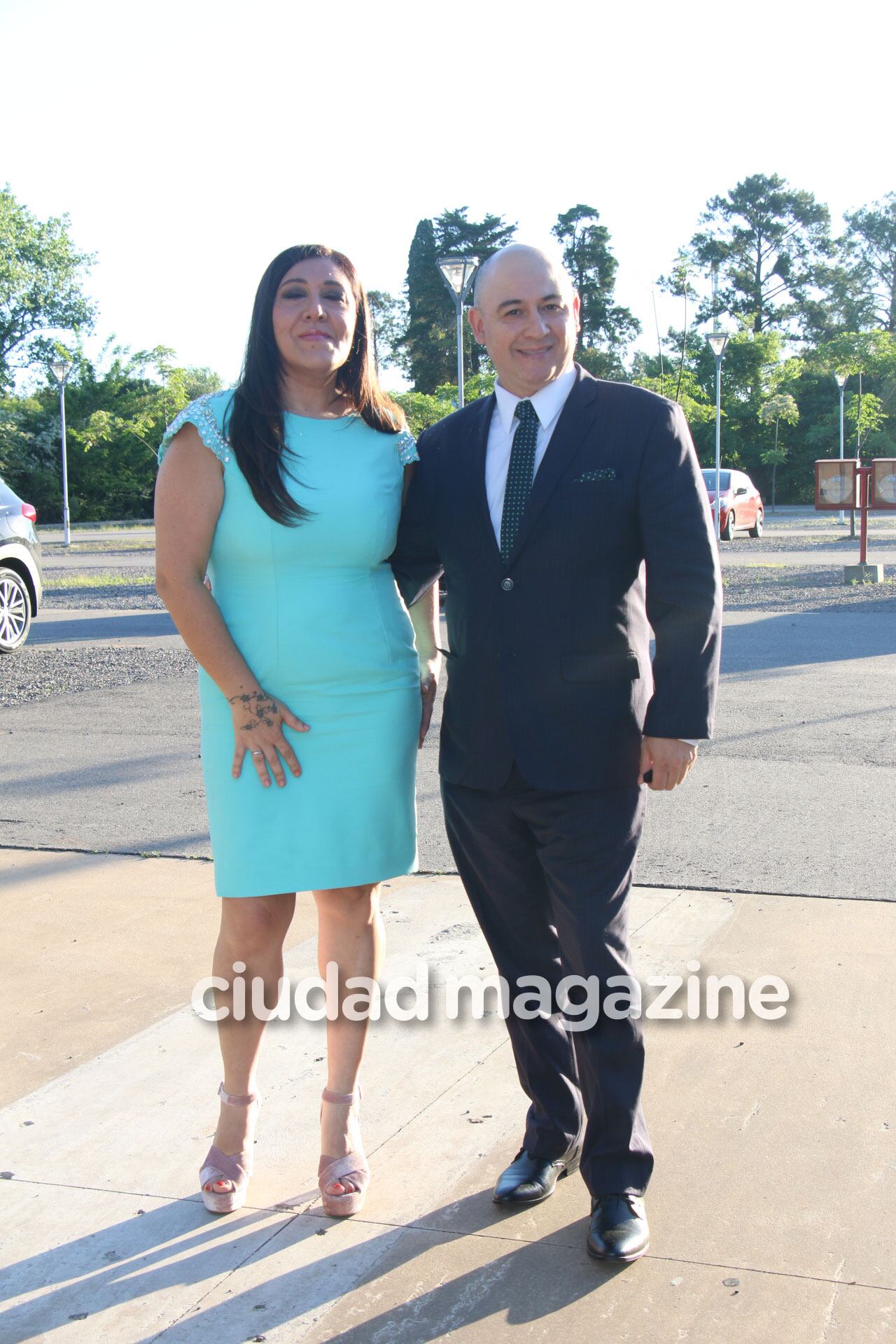 Famosos en el casamiento de Pollo Álvaez y Tefi Russo (Foto: Movilpress)