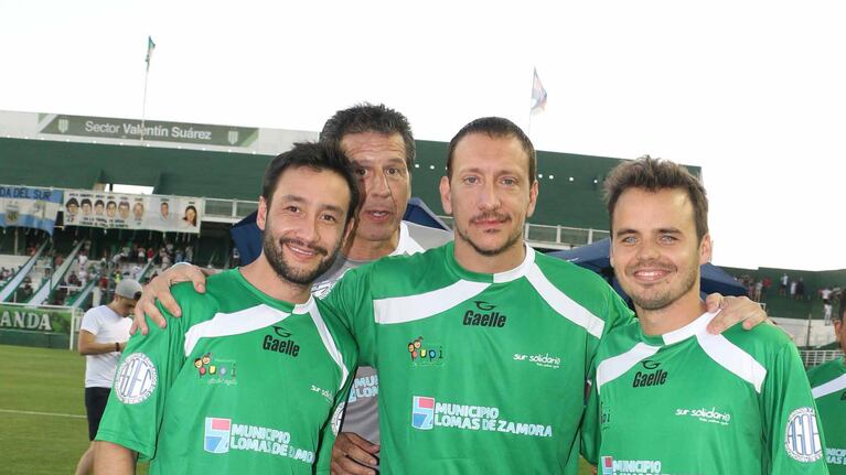Famosos en el partido solidario organizado por Axel y Pupi Zanetti. (Foto: Movilpress)
