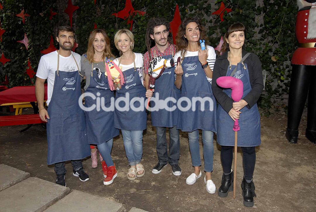 Famosos en la Fundación Sí. (Foto: Movilpress)