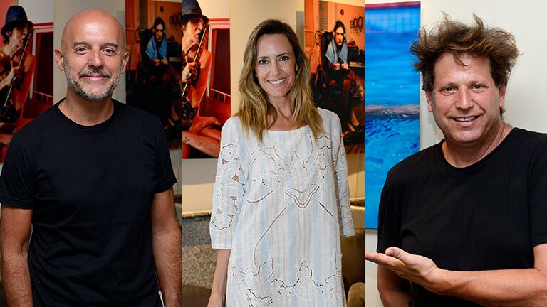 Famosos en la muestra fotográfica sobre Charly García en Pinamar