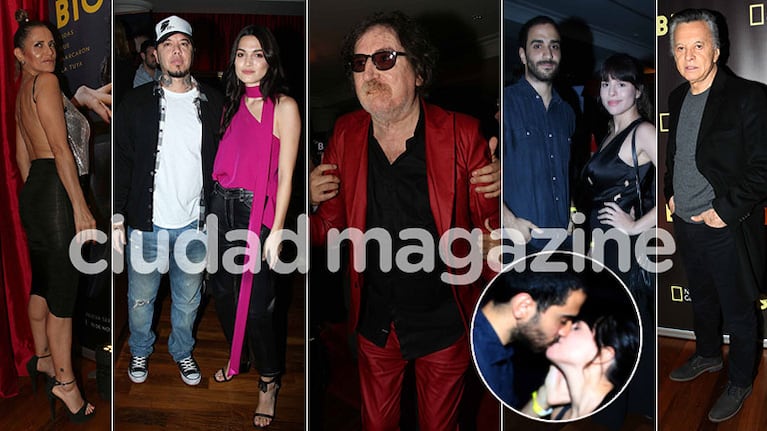 Famosos en la presentación del documental sobre la vida de Charly García. (Foto: Movilpress)
