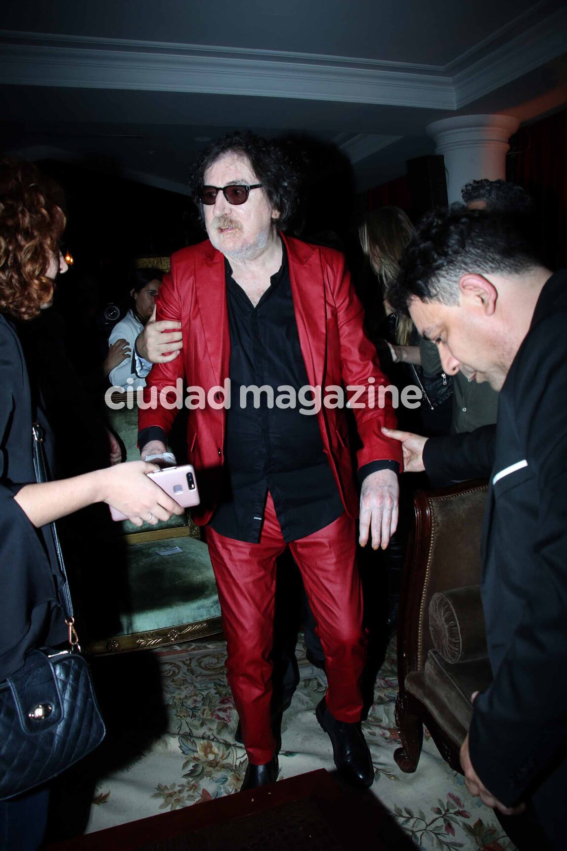 Famosos en la presentación del documental sobre la vida de Charly García. (Foto: Movilpress)