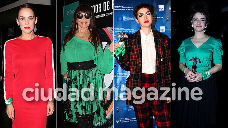 Famosos en los Premios Cóndor a lo mejor de 2017. (Foto: Movilpress)