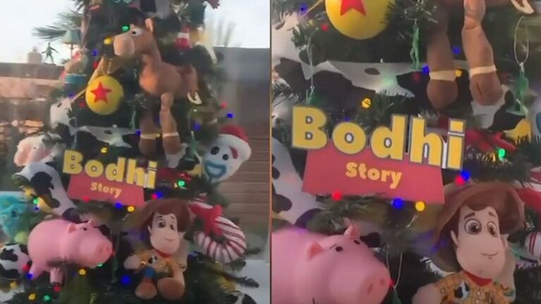Fan de Pixar decora su árbol de Navidad con los personajes de Toy Story