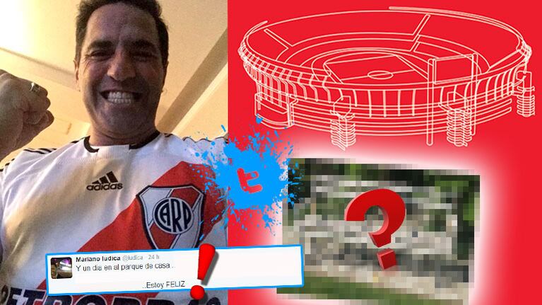 ¿Fanático, yo? El exclusivo objeto de River que Iúdica puso en su hogar.