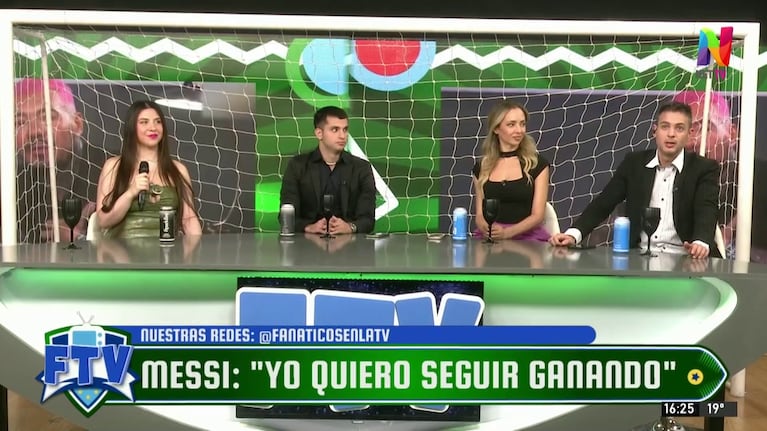 Fanáticos en la TV.