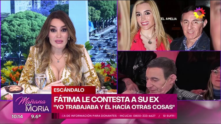 Fátima Florez contra Norberto Marcos.