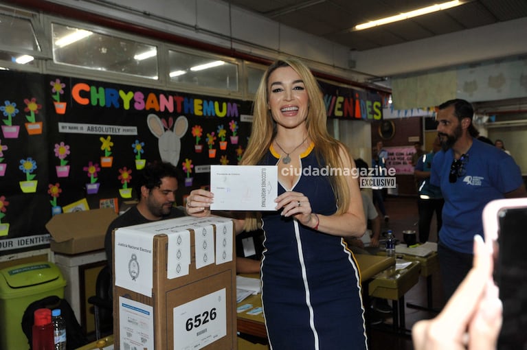 Fátima Florez votando (Fotos: Movilpress)