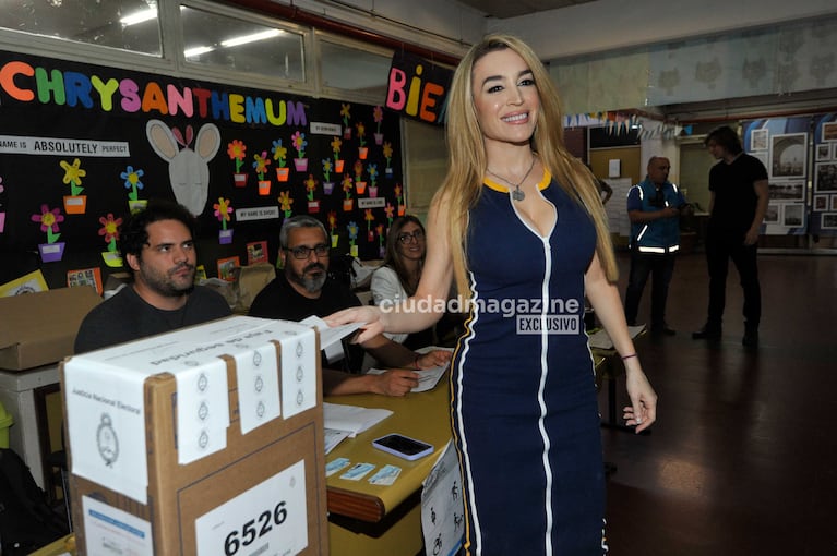 Fátima Florez votando (Fotos: Movilpress)