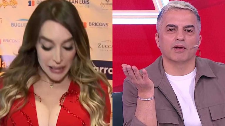 Fátima Florez y Ángel de Brito (Fotos: capturas América TV)