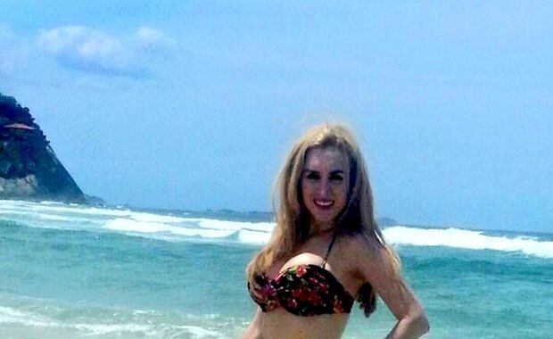 Fátima Florez y sus fotos en Río de Janeiro (Foto: Twitter).