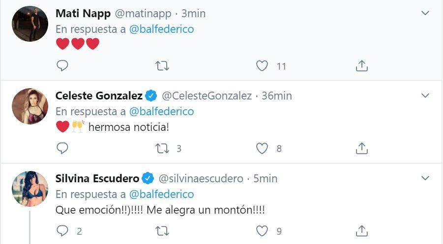 Fede Bal anunció su su recuperación del cáncer: los mensajes de los famosos. Foto: Instagram/ Twitter