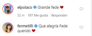 Fede Bal anunció su su recuperación del cáncer: los mensajes de los famosos. Foto: Instagram/ Twitter