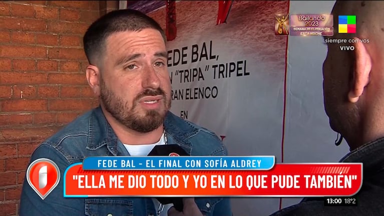 Fede Bal habló con Intrusos.