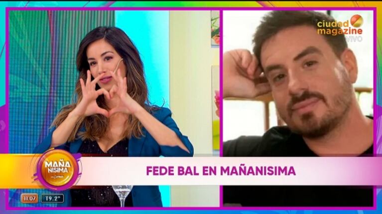 Fede Bal piropeó a Estefi Berardi en plena entrevista: la reacción de la panelista