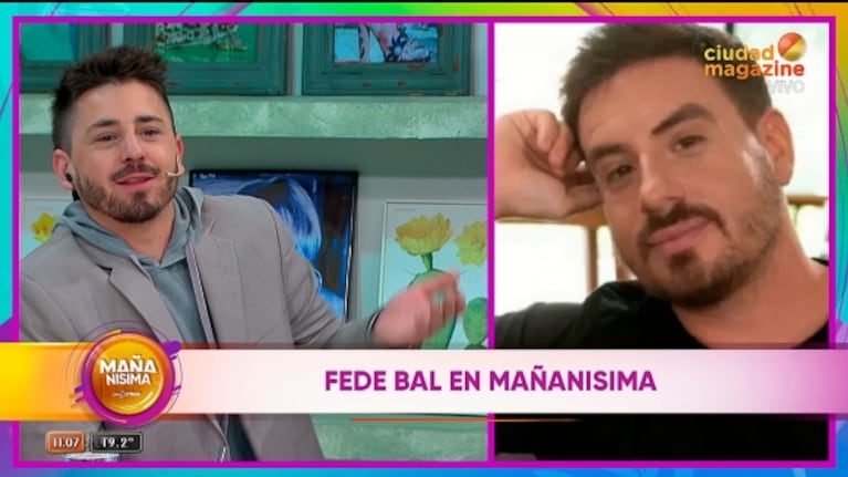 Fede Bal piropeó a Estefi Berardi en plena entrevista: la reacción de la panelista