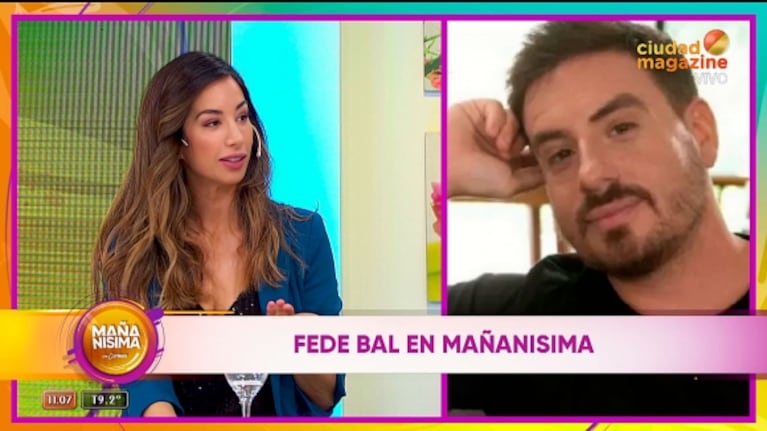 Fede Bal piropeó a Estefi Berardi en plena entrevista: la reacción de la panelista