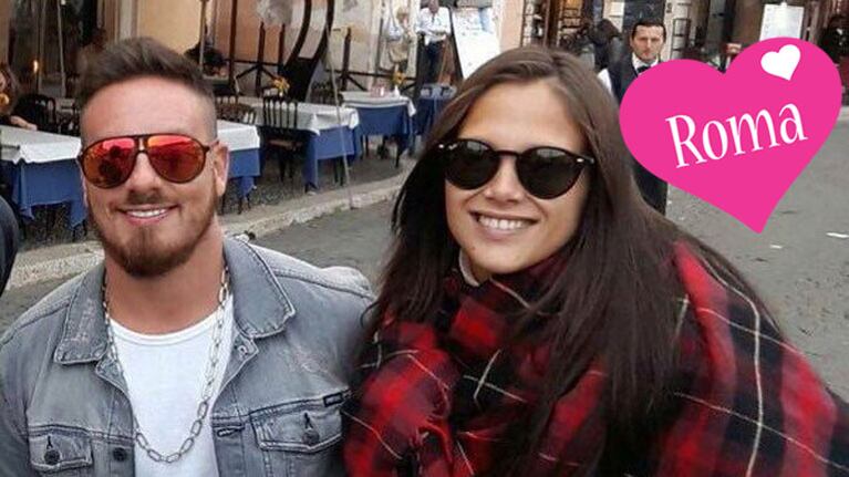 Fede Bal y Berbie Vélez, enamorados en Roma (Foto: AngeldebritoOk). 