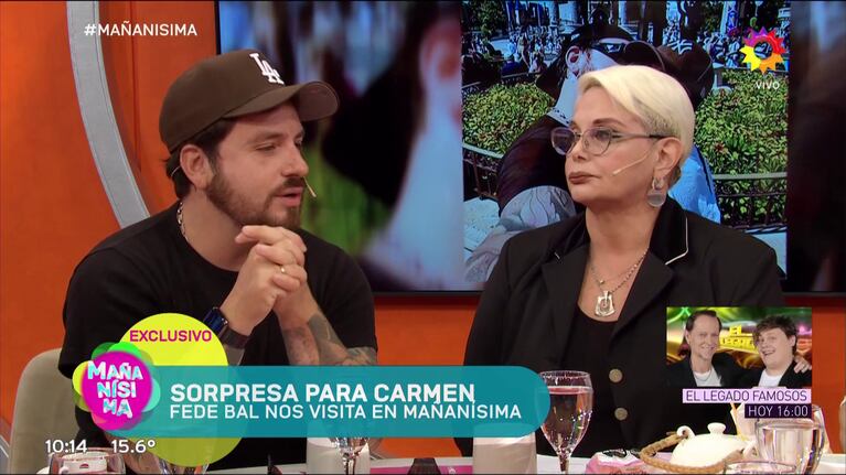 Fede Bal y Carmen Barbieri en Mañanísima.