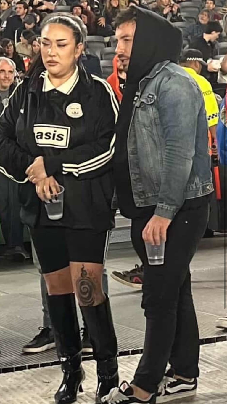 Fede Bal y Evelyn Botto, juntos en Oasis: la foto que publicó Ángel de Brito. Crédito: Instagram