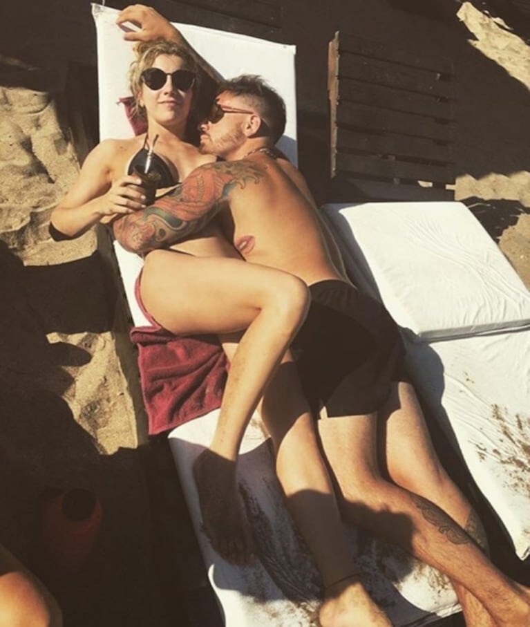 Fede Bal y Laurita Fernández, apasionados en Mar del Plata: besos, arrumacos y mucho amor