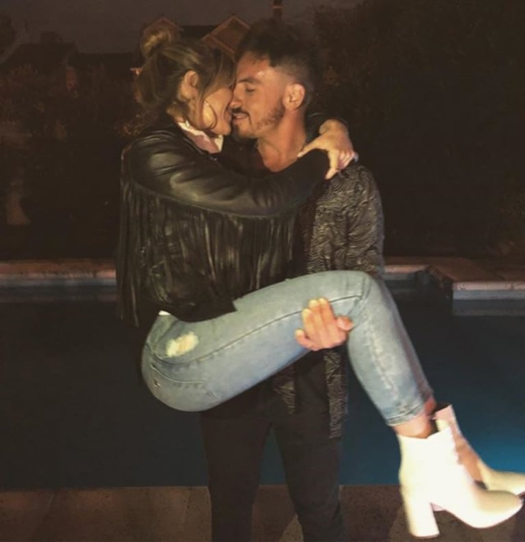 Fede Bal y Laurita Fernández, apasionados en Mar del Plata: besos, arrumacos y mucho amor