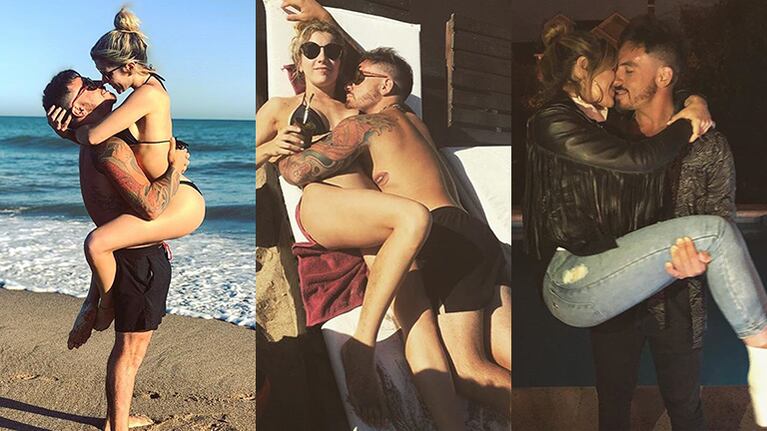 Fede Bal y Laurita Fernández, apasionados en Mar del Plata: besos, arrumacos y mucho amor