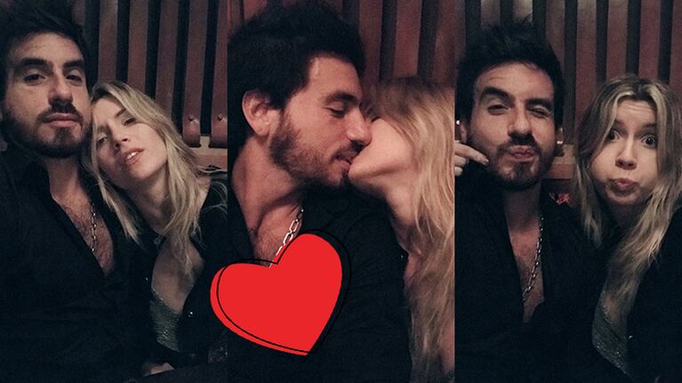 Fede Bal y Laurita Fernández, enamorados en la noche porteña. 