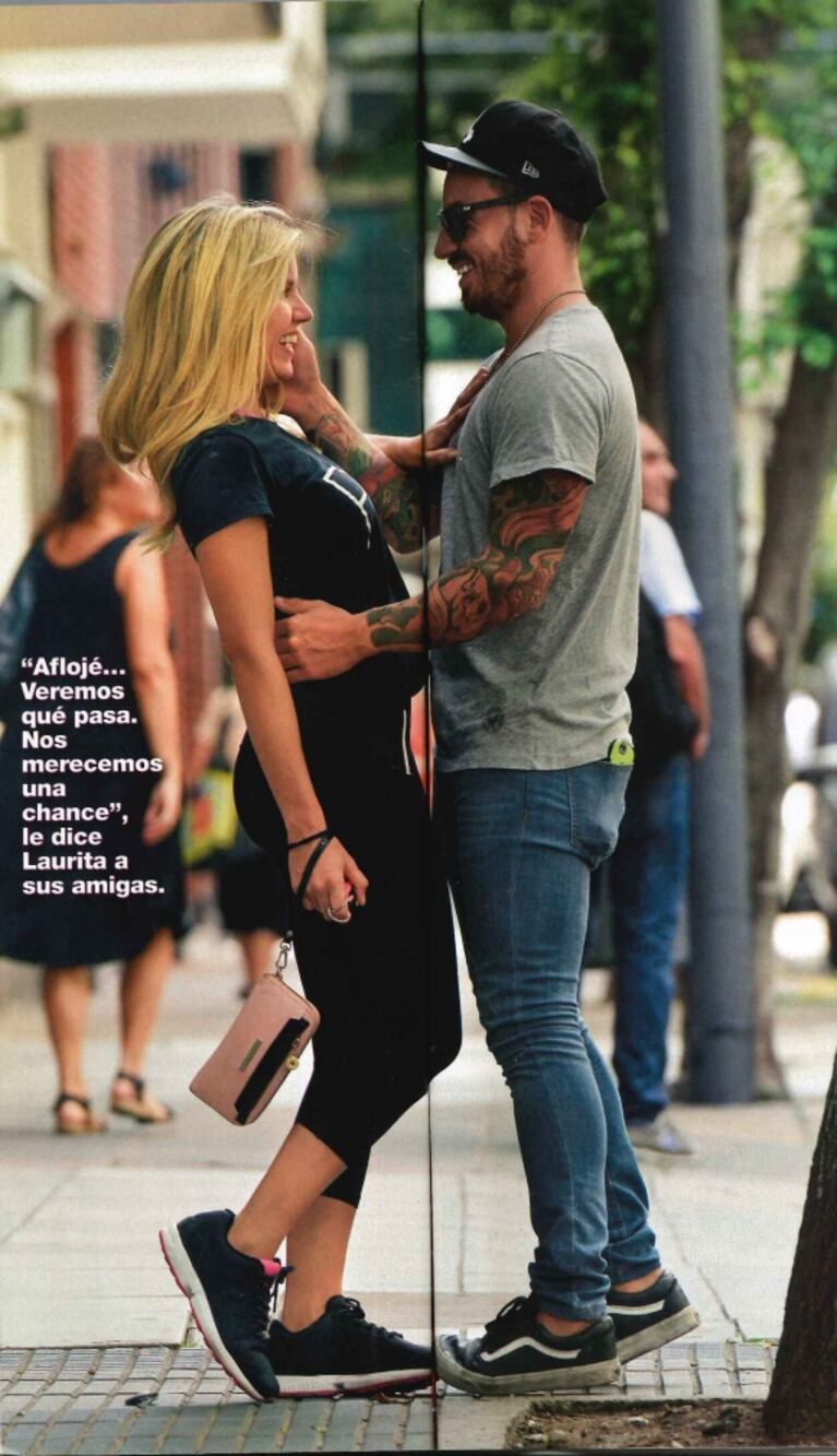 Fede Bal y Laurita Fernández, muy mimosos en la calle... ¡y mirá su reacción cuando les preguntaron si hay fotos besándose!