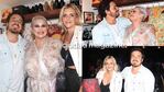 Fede Bal y su novia, Sofía Aldrey aplaudieron el debut de Carmen Barbieri en Un estreno o un velorio. Foto: Movilpress