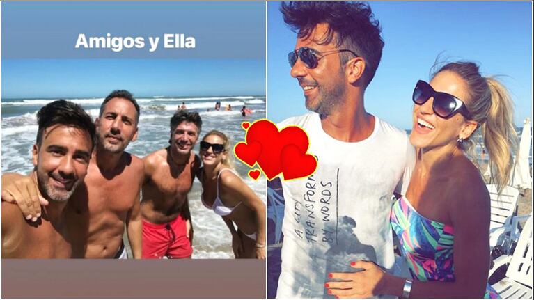 Fede Hoppe y Maca Rinaldi, a puro amor en Mar del Plata (Fotos: Instagram Stories e Instagram)