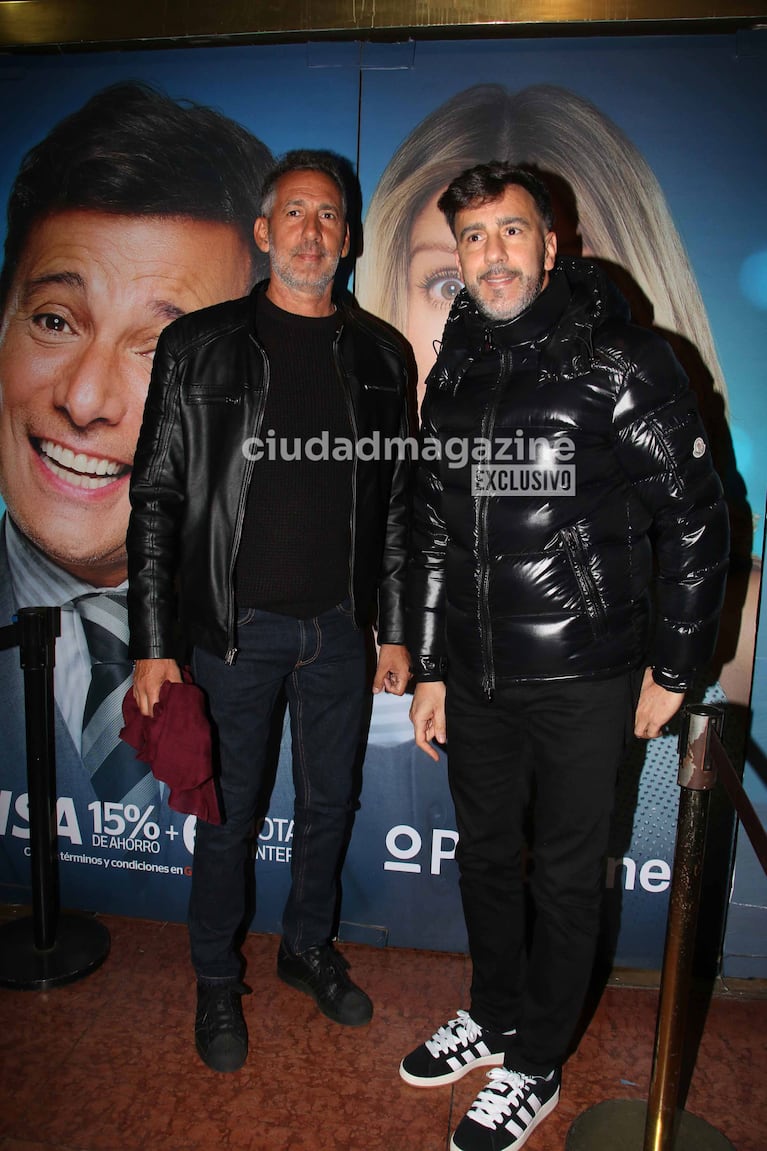 Fede Hoppe y su hermano en La Cena de Los Tontos (Foto: Movilpress).
