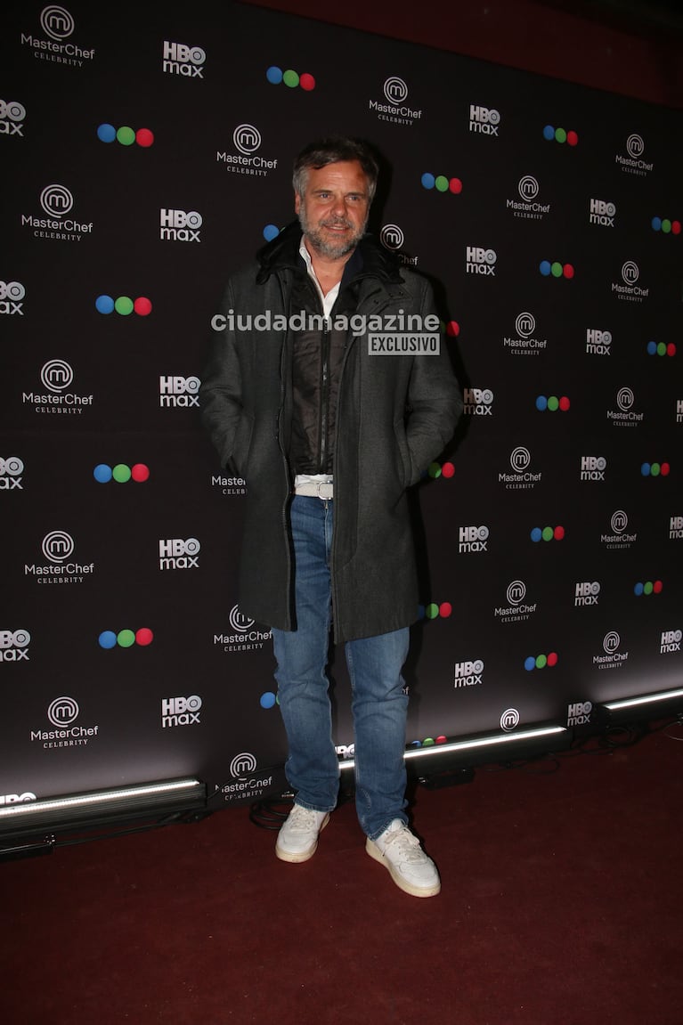 Fede Levrino en el estreno de Masterchef Celebrity (Foto: Movilpress).