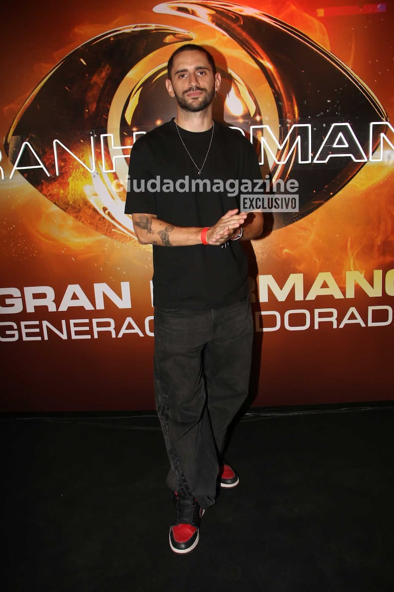 Fede Popgold en la presentación de Gran Hermano Generación Dorada (Foto: Movilpress)