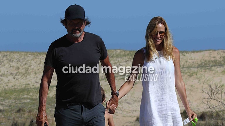 Federico Álvarez Castillo y Lara Bernasconi, enamorados en Punta del Este. Fotos: GM Press.
