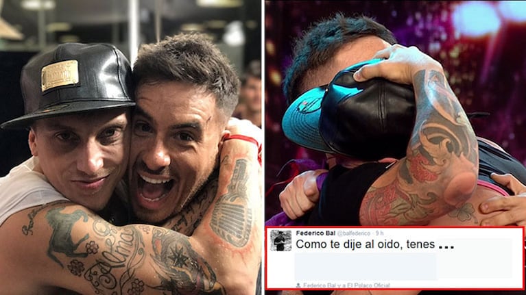 Federico Bal le dio su apoyo al Polaco para que gane Bailando 2016. (Foto: Web)