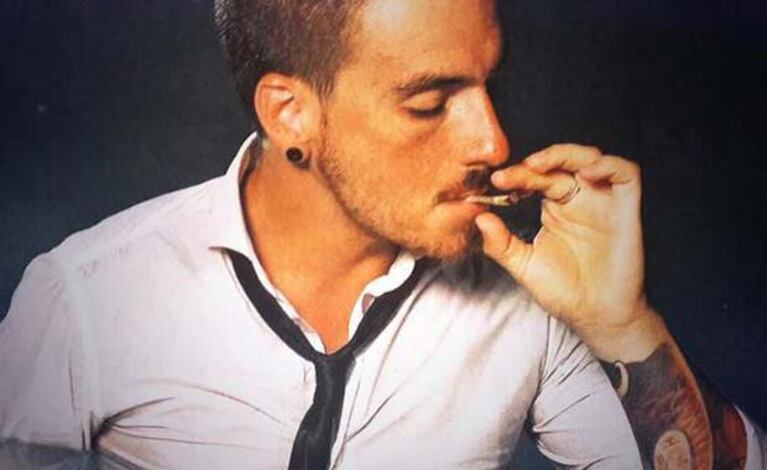 Federico Bal volvió a provocar con el porro. (Foto: @octaviomancini)