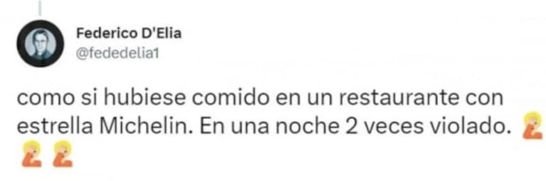 Federico D'Elía se quejó por el precio de una pizza: "Me fui caliente"