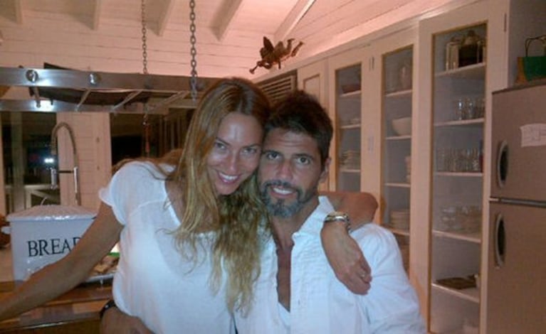 Federico Ribero y su mujer, Andrea Bursten (Foto: Twitter).