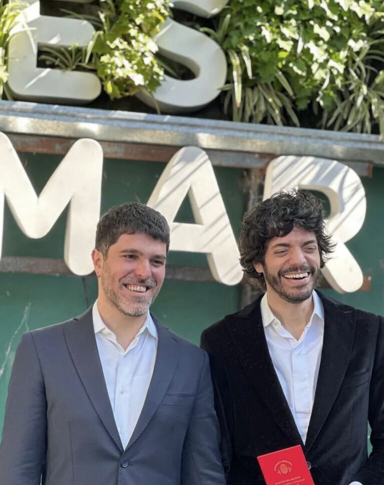 Federico Salles se casó con Pablo Pamucio tras 9 años de noviazgo.