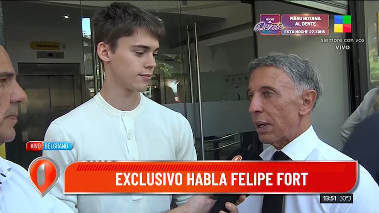 Felipe Fort reaccionó con incomodidad cuando le preguntaron por Gustavo Martínez, a dos años de su suicidio