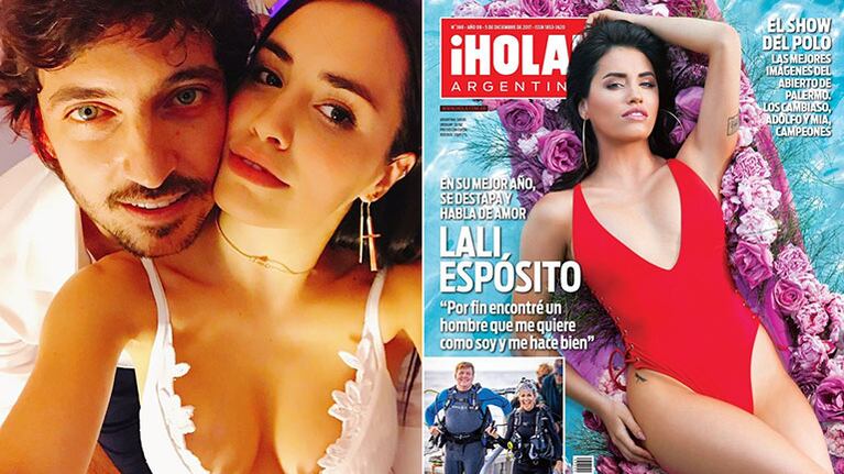 ¡Feliz y enamorada! Lali Espósito, una diosa de tapa.