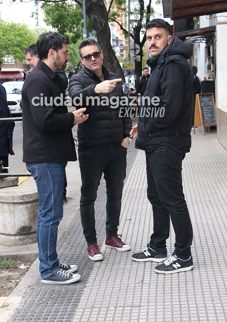 Fer Vigo en el último adiós a Fernando Confessore (Foto: Movilpress)