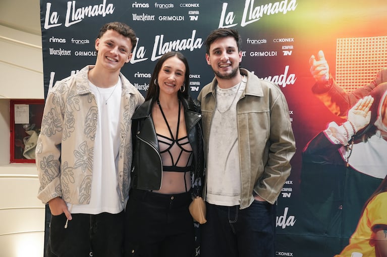 Fermín y Fausti Bo en el estreno de La Llamada (Foto: prensa)