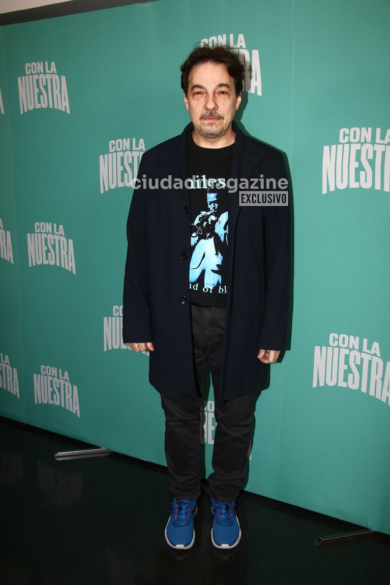 Fernán Mirás en el estreno de Con la Nuestra (Foto: Movilpress).