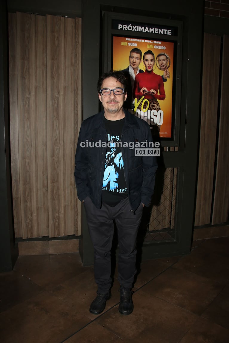 Fernán Mirás en el estreno de Yo Narciso (Foto: Movilpress).